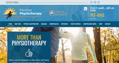 Desktop Screenshot of paradisephysiotherapy.com